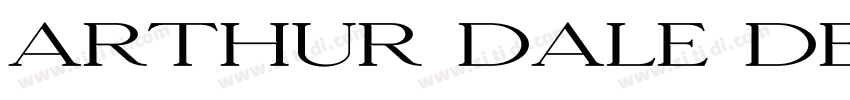 Arthur Dale Demo字体转换